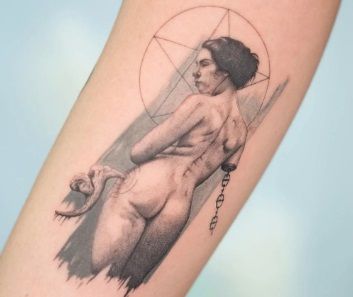 Tatuaje hiperrealista de Meyk Belmonte