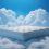 Imagen de un colchón sobre unas nubes