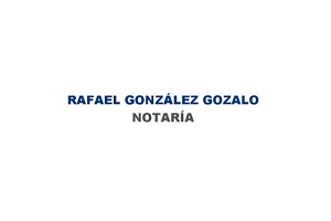 Uno de los mejores notarios baratos de Madrid es Notaría Rafael Gonzalez Gozalo logo