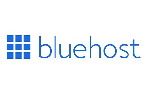 hosting para wordpress - logo de Bluehost