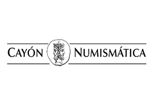 Cayón Numismática, logo