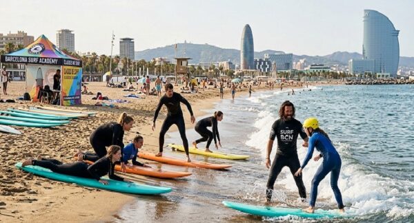 Las 10 mejores escuelas de surf en Barcelona