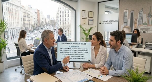 Los 10 mejores comparadores de hipotecas en Madrid